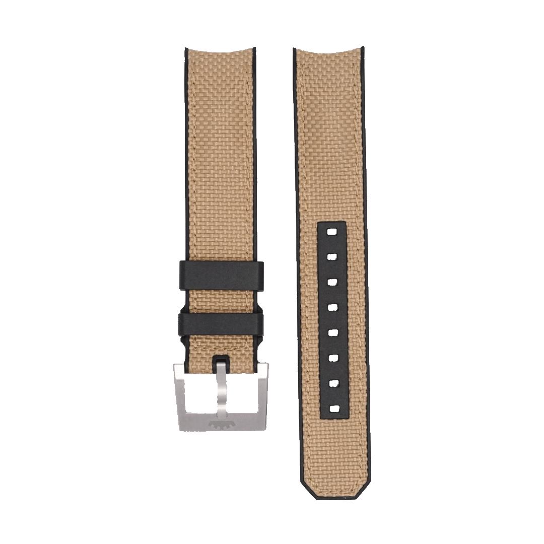 Fortis B-42 integrated Hybrid Strap Fiber Desert | 20mm