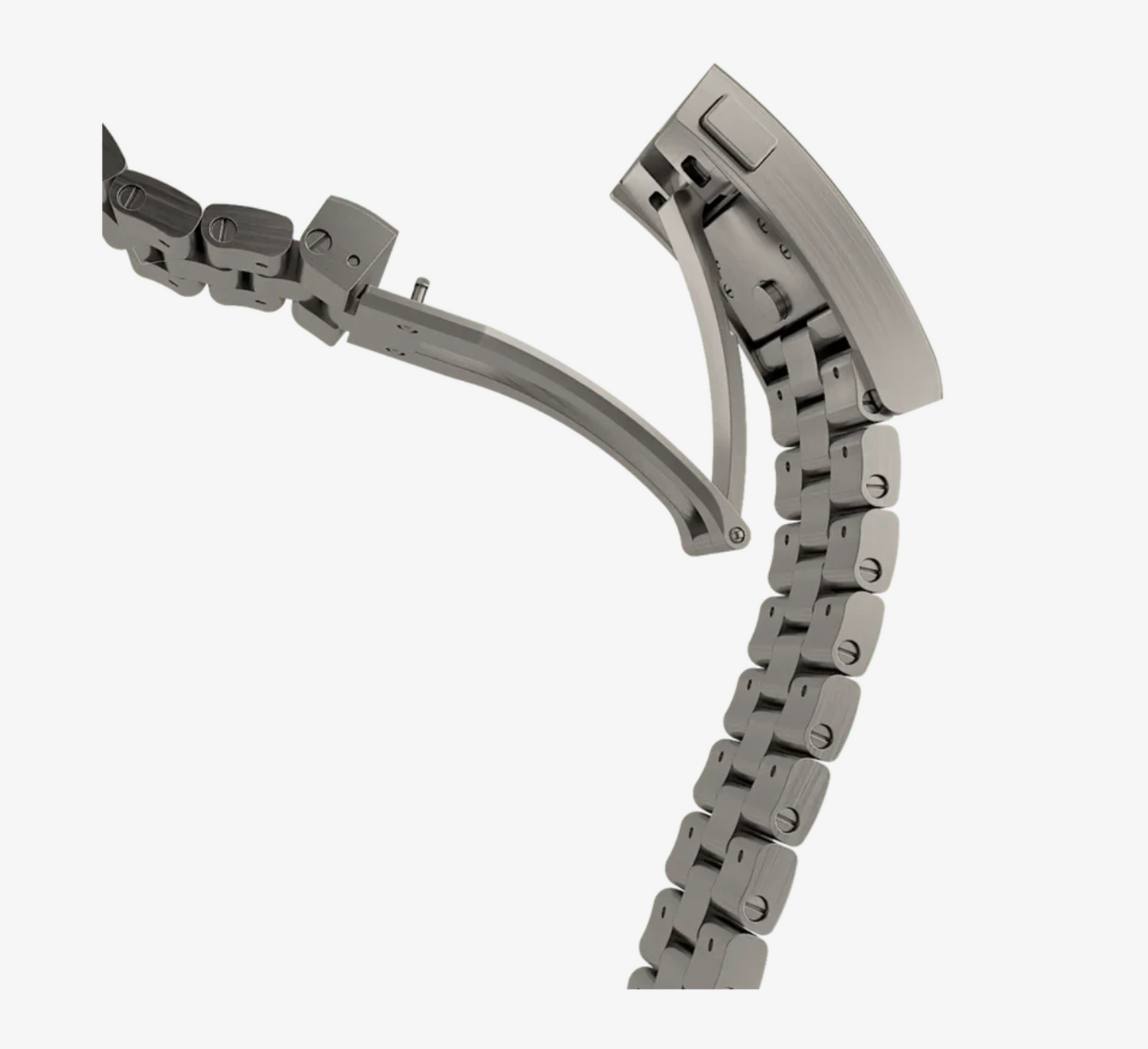 B2B Fortis Block Bracelet Stainless Titan Metallband | 21mm