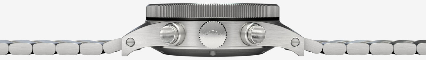 Fortis Flieger F-43 Bicompax auf Block Bracelet