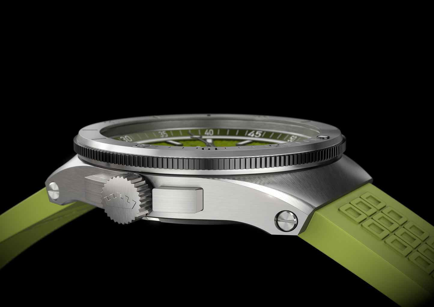 Fortis Marinemaster M-40 Woodpecker Green on H- Strap