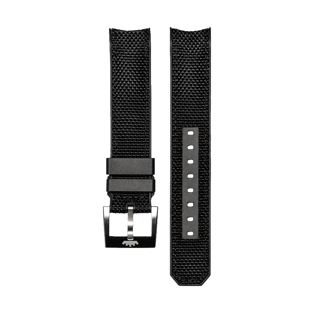 B2B Fortis B-42 integrated Hybrid Strap Black | 20mm