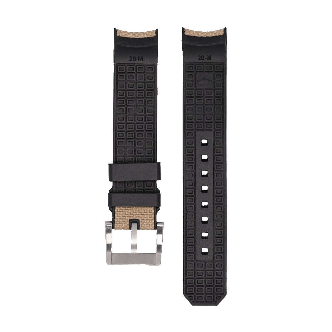 Fortis B-42 integrated Hybrid Strap Fiber Desert | 20mm