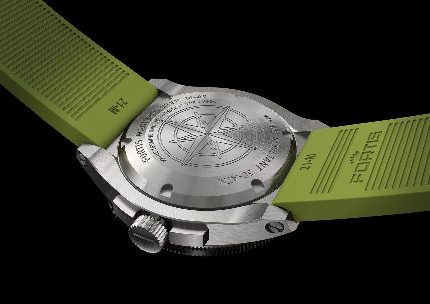 Fortis Marinemaster M-40 Woodpecker Green on H- Strap