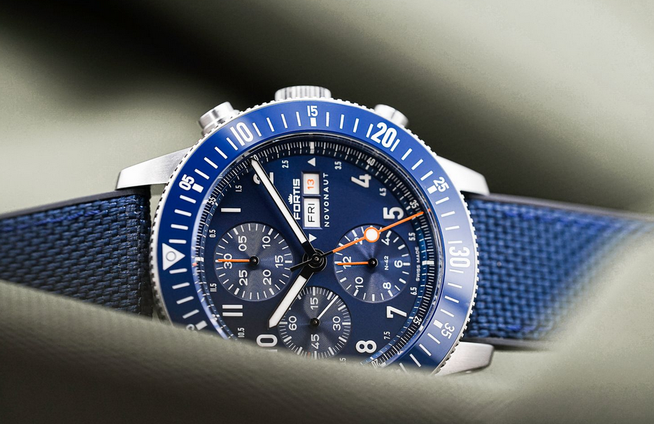 Fortis Novonaut N-42 Cobalt Blue