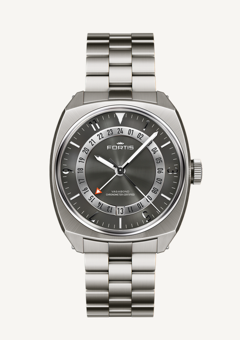 Fortis V-40 Vagabond Urban Shadow auf Block Bracelet (Kopie)