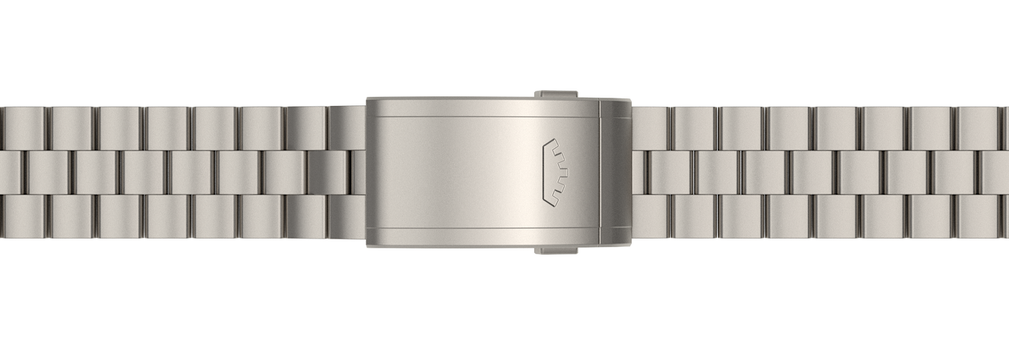 B2B Fortis Block Bracelet Stainless Steel Metallband | 21mm